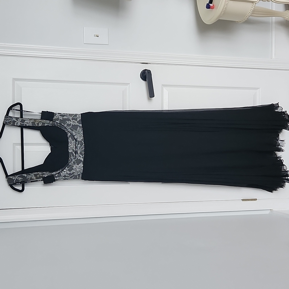 Black evening gown